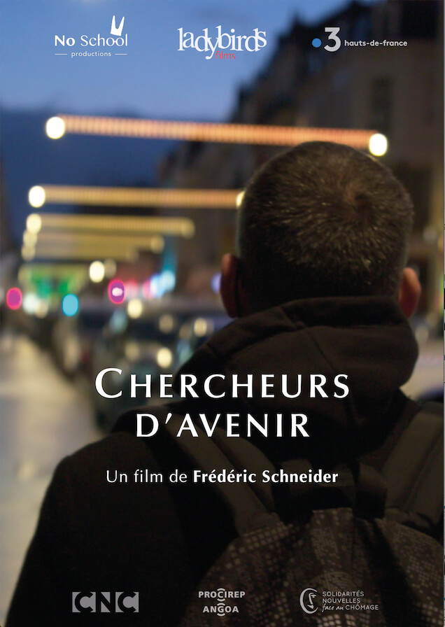 Affiche du court métrage Chercheurs d’avenir (2025) de Frédéric Schneider. Voir Chercheurs d’avenir en streaming / torrent sur meilleurs-films.fr