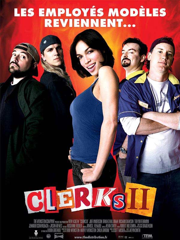 Affiche du film Clerks II (2006) de Kevin Smith Affiche du film Clerks II (2006) de Kevin Smith. Voir Clerks II en streaming / torrent sur meilleurs-films.fr