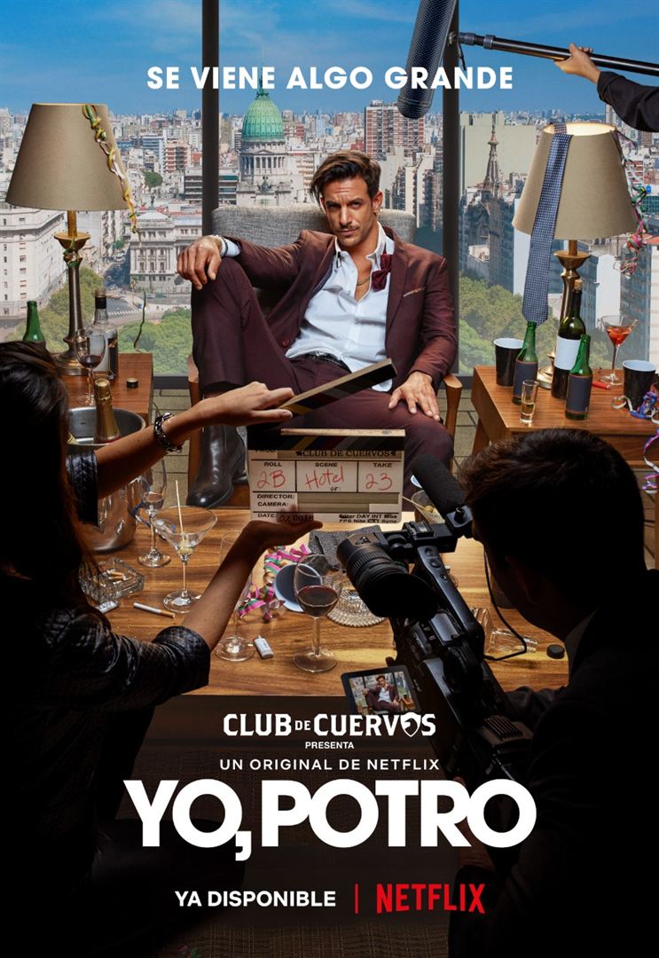 Affiche du court métrage Club de Cuervos présente : Moi, Potro (2018) de Marcos Bucay. Voir Club de Cuervos présente : Moi, Potro en streaming / torrent sur meilleurs-films.fr