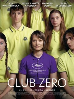 Affiche du film Club Zero (2023) de Géraldine Bajard & Jessica Hausner.