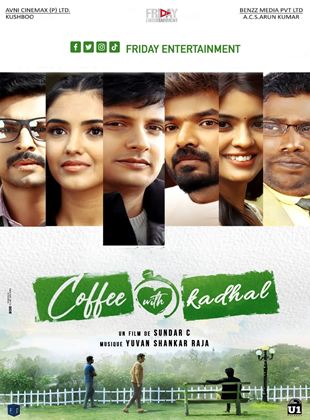 Affiche du film Coffee with Kadhal (2022) de Sundar C.. Voir Coffee with Kadhal en streaming / torrent sur meilleurs-films.fr