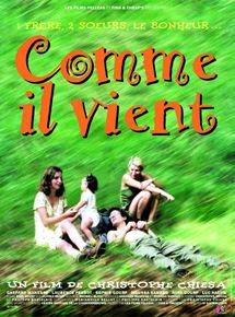 Affiche du film Comme il vient (2001) de Christophe Chiesa. Voir Comme il vient en streaming / torrent sur meilleurs-films.fr