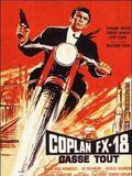 Affiche du film Coplan FX 18 casse tout (1965) de Riccardo Freda. Voir Coplan FX 18 casse tout en streaming / torrent sur meilleurs-films.fr