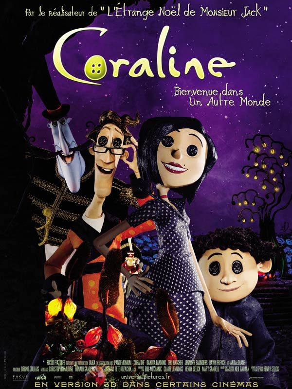 Affiche du film Coraline (2009) de Henry Selick Affiche du film Coraline (2009) de Henry Selick. Voir Coraline en streaming / torrent sur meilleurs-films.fr