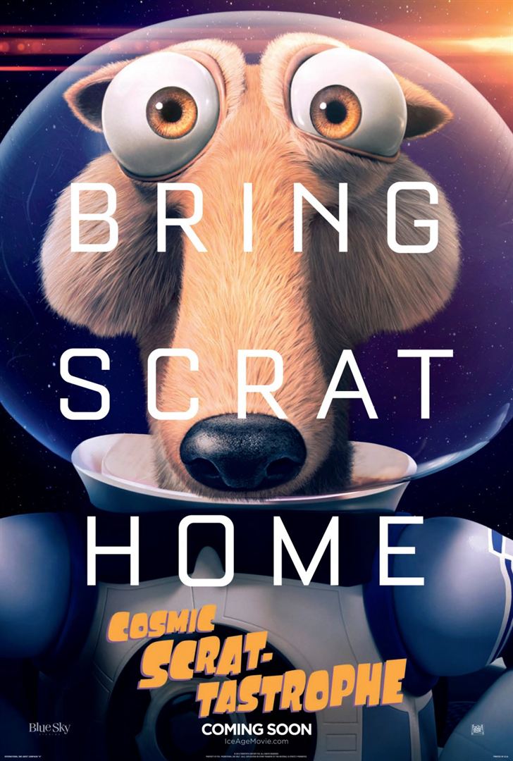 Affiche du court métrage Cosmic Scrat-tastrophe (2015) de . Voir Cosmic Scrat-tastrophe en streaming / torrent sur meilleurs-films.fr