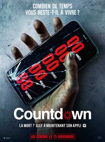 Affiche du film Countdown (2019) de Justin Dec. Voir Countdown en streaming / torrent sur meilleurs-films.fr
