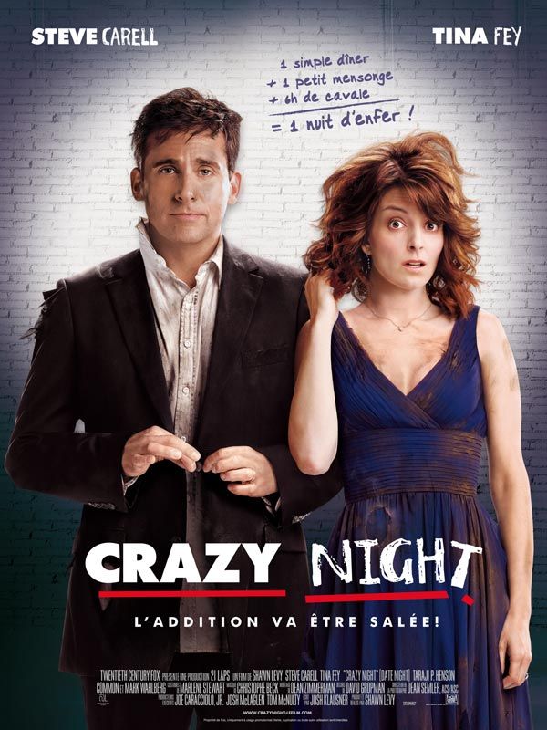 Affiche du film Crazy Night (2010) de Shawn Levy Affiche du film Crazy Night (2010) de Shawn Levy. Voir Crazy Night en streaming / torrent sur meilleurs-films.fr