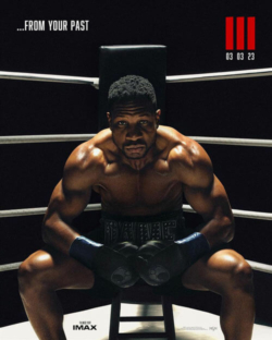 Affiche du film Creed III (2023) de Michael B. Jordan.