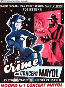 Affiche du film Crime au Concert Mayol (1954) de Pierre Mere. Voir Crime au Concert Mayol en streaming / torrent sur meilleurs-films.fr