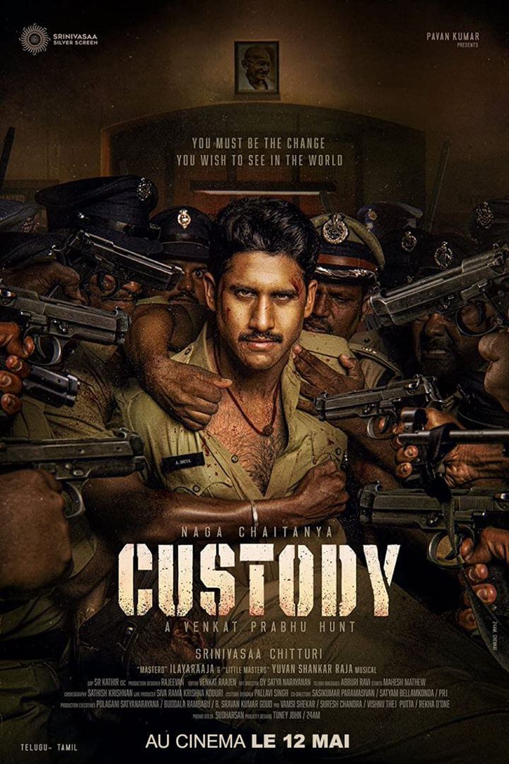 Affiche du film Custody (2023) de Venkat Prabhu. Voir Custody en streaming / torrent sur meilleurs-films.fr