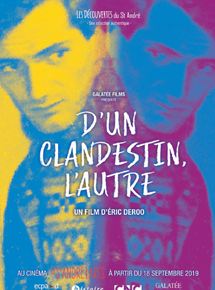 Affiche du film Dun clandestin, lautre (2019) de Eric Deroo. Voir Dun clandestin, lautre en streaming / torrent sur meilleurs-films.fr