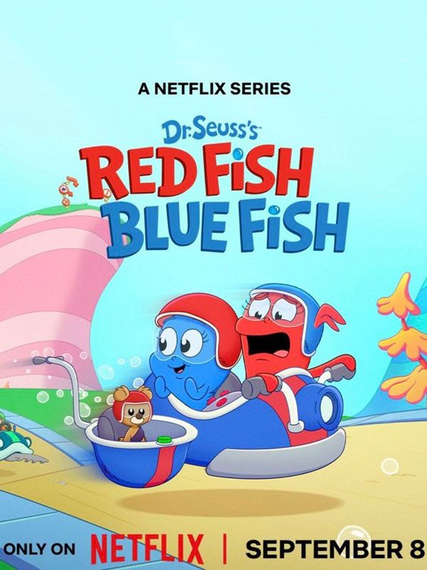 Affiche de la série Un poisson rouge, un poisson bleu (2025) de . Voir Un poisson rouge, un poisson bleu en streaming / torrent sur meilleurs-films.fr