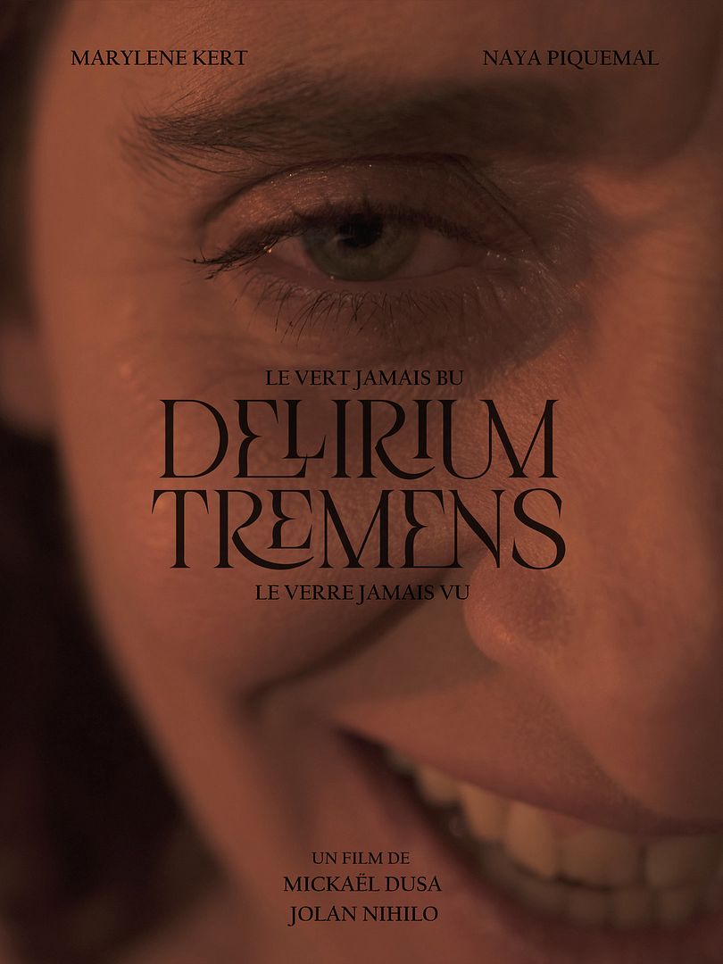 Affiche du court métrage Delirium Tremens (2025) de Jolan Nihilo. Voir Delirium Tremens en streaming / torrent sur meilleurs-films.fr