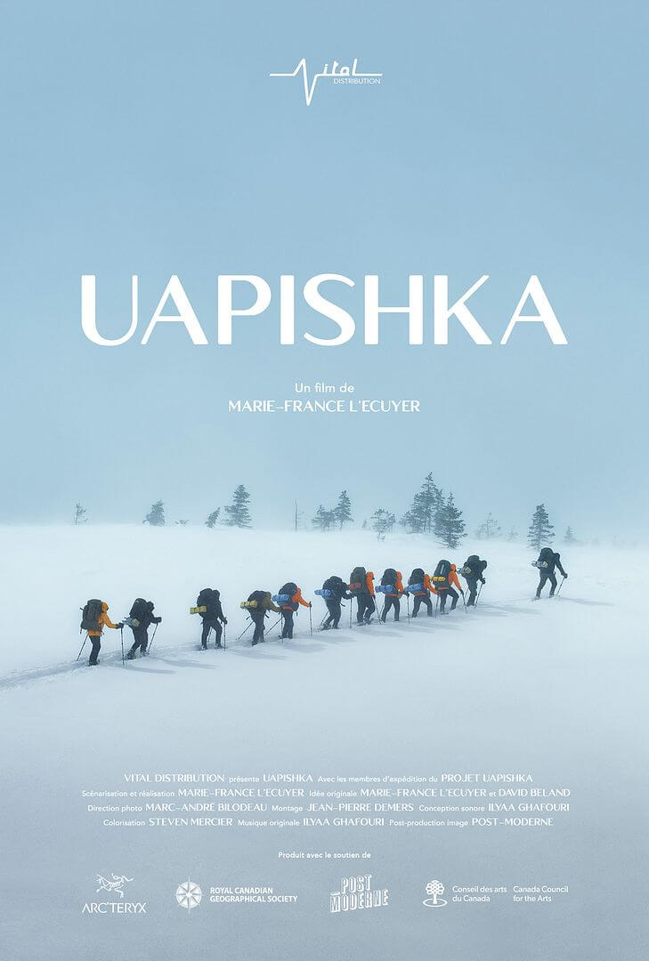 Affiche du court métrage Uapishka (2025) de Marie-France L'écuyer. Voir Uapishka en streaming / torrent sur meilleurs-films.fr