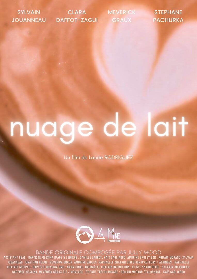 Affiche du court métrage Nuage de Lait (2025) de Laurie Rodriguez. Voir Nuage de Lait en streaming / torrent sur meilleurs-films.fr