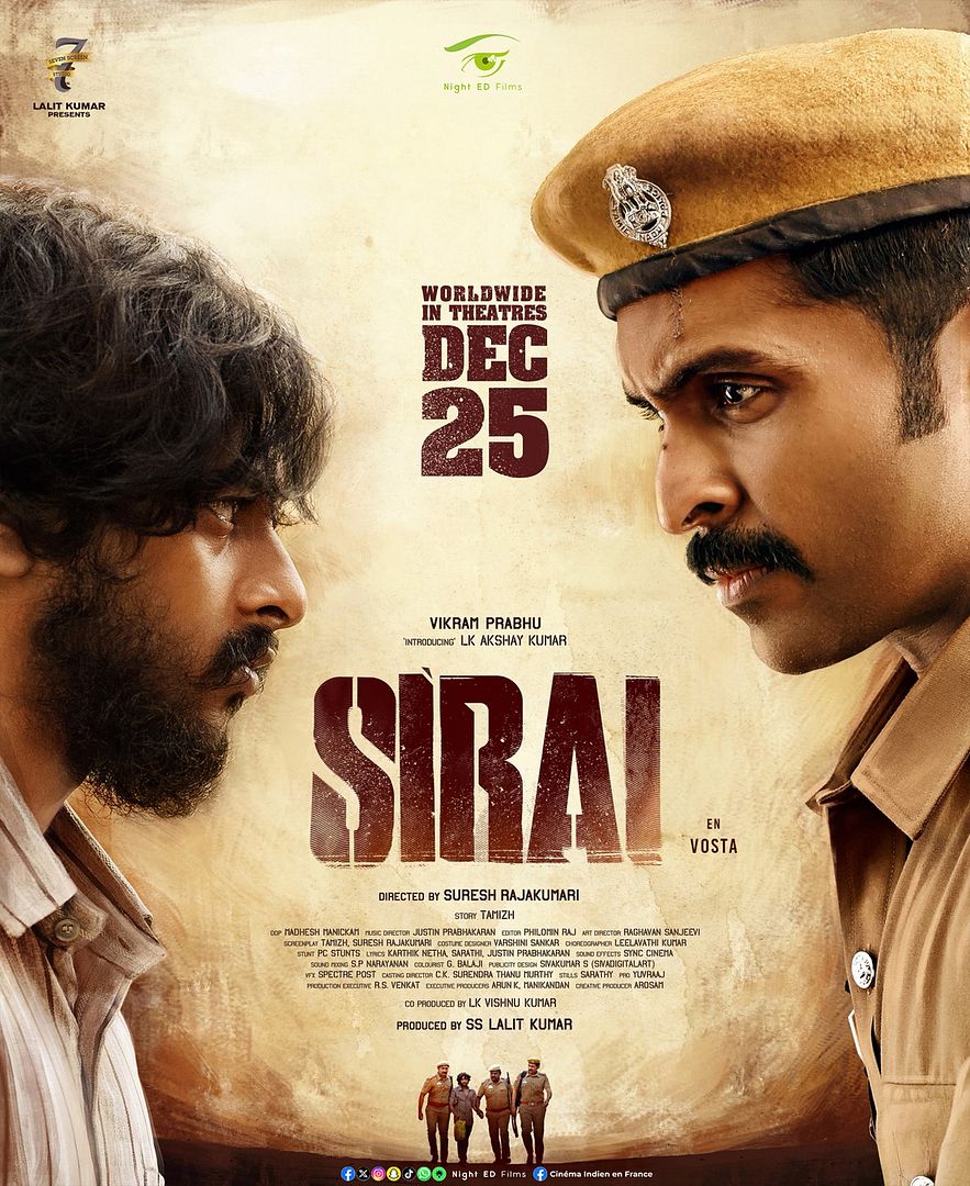 Affiche du film Sirai (2025) de Suresh Rajakumari