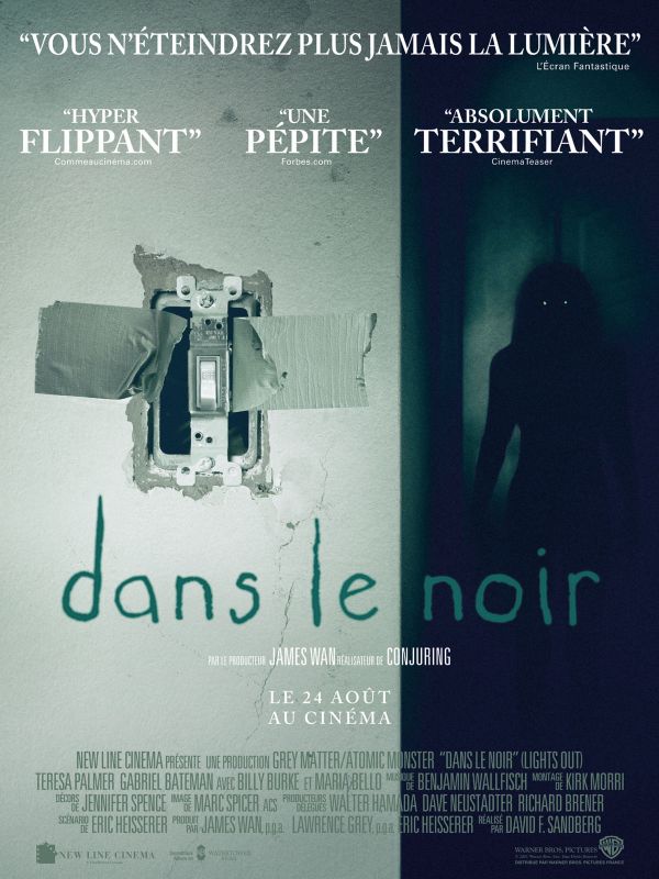 Affiche du film Dans le noir (2016) de David F. Sandberg Affiche du film Dans le noir (2016) de David F. Sandberg. Voir Dans le noir en streaming / torrent sur meilleurs-films.fr