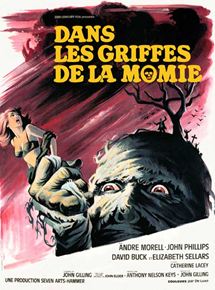 Affiche du film Dans les griffes de la momie (1966) de John Gilling. Voir Dans les griffes de la momie en streaming / torrent sur meilleurs-films.fr