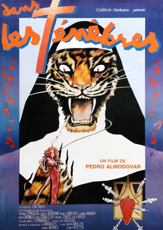 Affiche du film Dans les ténèbres (1983) de Pedro Almodóvar Affiche du film Dans les ténèbres (1983) de Pedro Almodóvar. Voir Dans les ténèbres en streaming / torrent sur meilleurs-films.fr