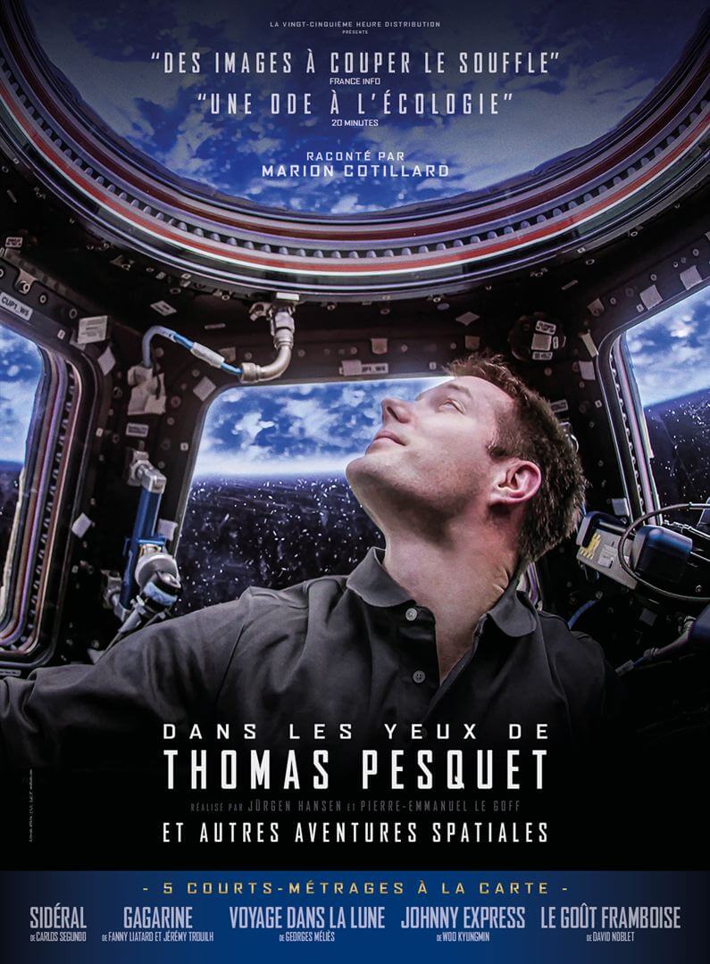 Affiche du film Dans les yeux de Thomas Pesquet et autres aventures spatiales (2021) de Affiche du film Dans les yeux de Thomas Pesquet et autres aventures spatiales (2021) de . Voir Dans les yeux de Thomas Pesquet et autres aventures spatiales en streaming / torrent sur meilleurs-films.fr