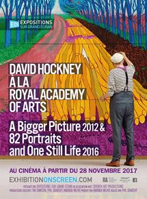 Affiche du film David Hockney à la Royal Academy of Arts : A Bigger Picture 2012 & 82 Portraits and One Still Life 2016 (2017) de Phil Grabsky. Voir David Hockney à la Royal Academy of Arts : A Bigger Picture 2012 & 82 Portraits and One Still Life 2016 en streaming / torrent sur meilleurs-films.fr