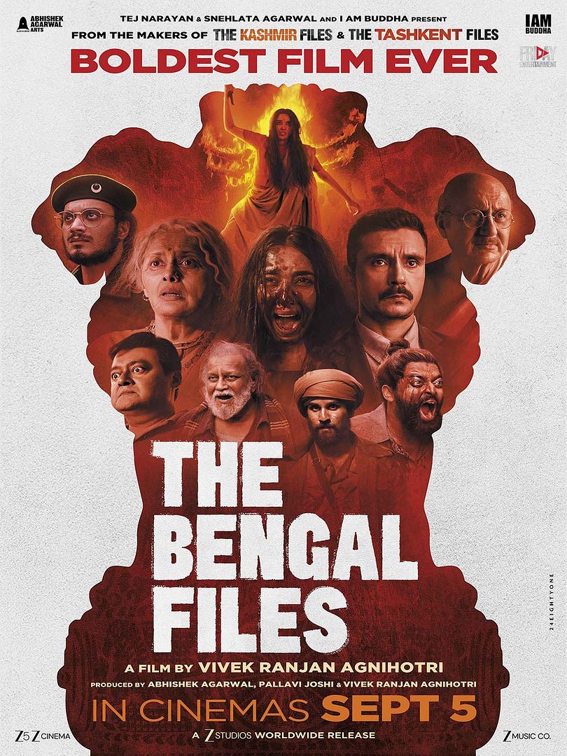 Affiche du film The Bengal Files (2025) de Vivek Agnihotri