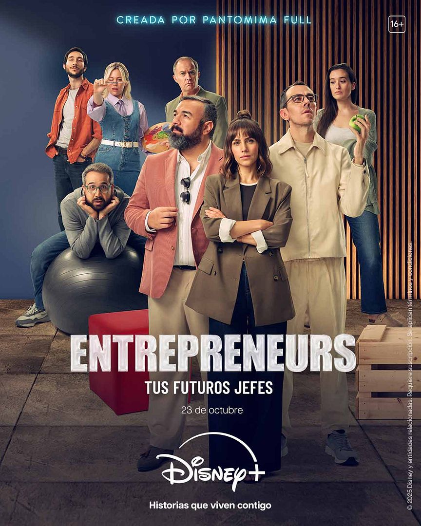 Affiche de la série Entrepreneurs (2025) de Rober Bodegas. Voir Entrepreneurs en streaming / torrent sur meilleurs-films.fr