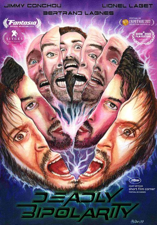 Affiche du court métrage Deadly Bipolarity (2023) de Mathieu Berthon. Voir Deadly Bipolarity en streaming / torrent sur meilleurs-films.fr