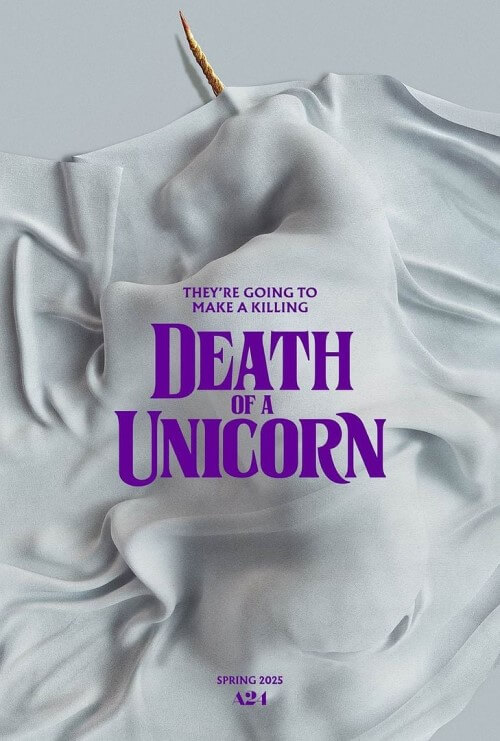 Affiche du film Death of a Unicorn (2025) de Alex Scharfman Affiche du film Death of a Unicorn (2025) de Alex Scharfman. Voir Death of a Unicorn en streaming / torrent sur meilleurs-films.fr