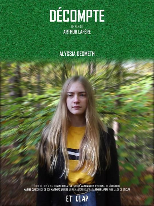 Affiche du court métrage Décompte (2025) de Arthur Lafère. Voir Décompte en streaming / torrent sur meilleurs-films.fr