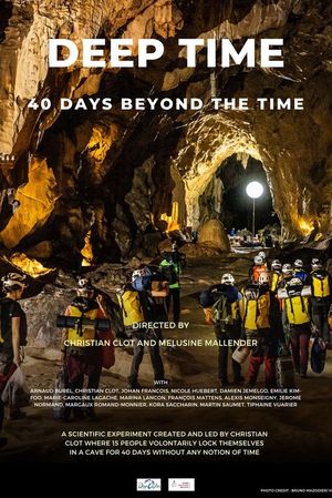 Affiche du court métrage Deep Time, 40 jours en dehors du temps (2025) de Mélusine Mallender. Voir Deep Time, 40 jours en dehors du temps en streaming / torrent sur meilleurs-films.fr