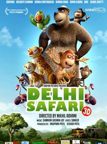 Affiche du film Delhi Safari (2012) de Nikhil Advani. Voir Delhi Safari en streaming / torrent sur meilleurs-films.fr