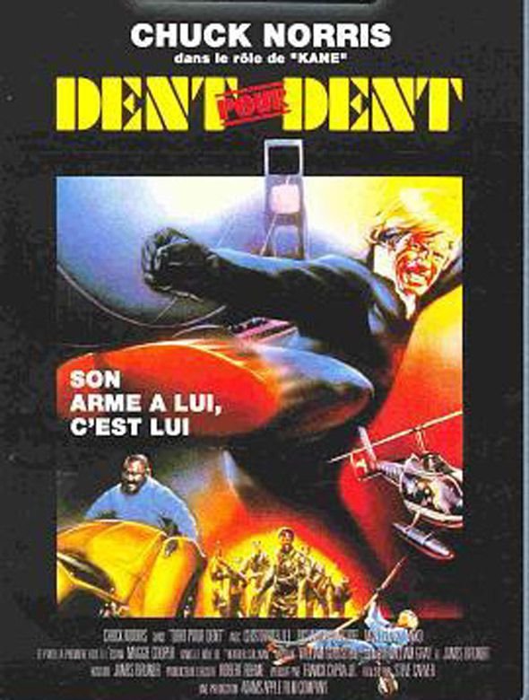 Affiche du film Dent pour Dent (1981) de Steve Carver Affiche du film Dent pour Dent (1981) de Steve Carver. Voir Dent pour Dent en streaming / torrent sur meilleurs-films.fr