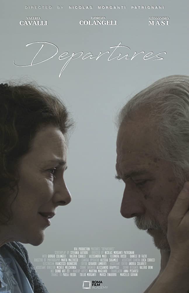 Affiche du court métrage Departures (2019) de Nicolas Morganti Patrignani. Voir Departures en streaming / torrent sur meilleurs-films.fr