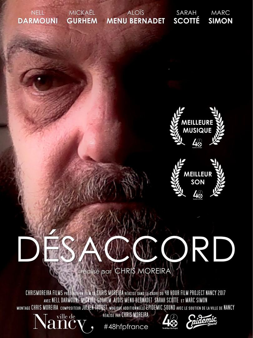 Affiche du court métrage Désaccord (2017) de Chris Moreira Affiche du court métrage Désaccord (2017) de Chris Moreira. Voir Désaccord en streaming / torrent sur meilleurs-films.fr