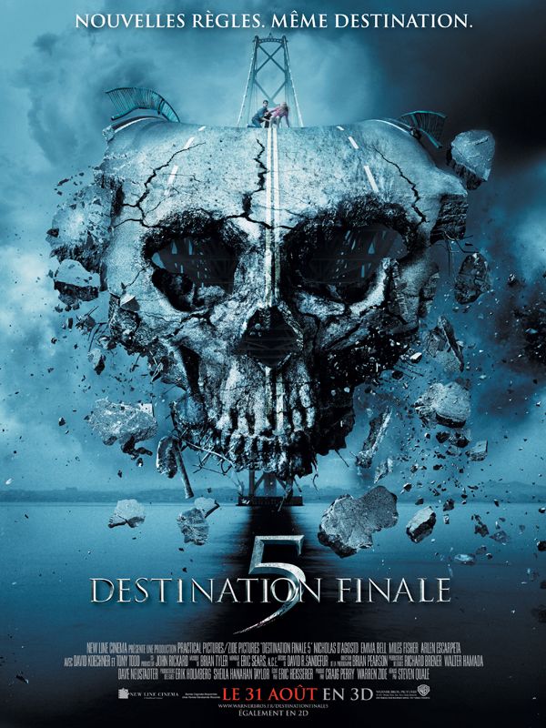 Affiche du film Destination Finale 5 (2011) de Steven Quale. Voir Destination Finale 5 en streaming / torrent sur meilleurs-films.fr