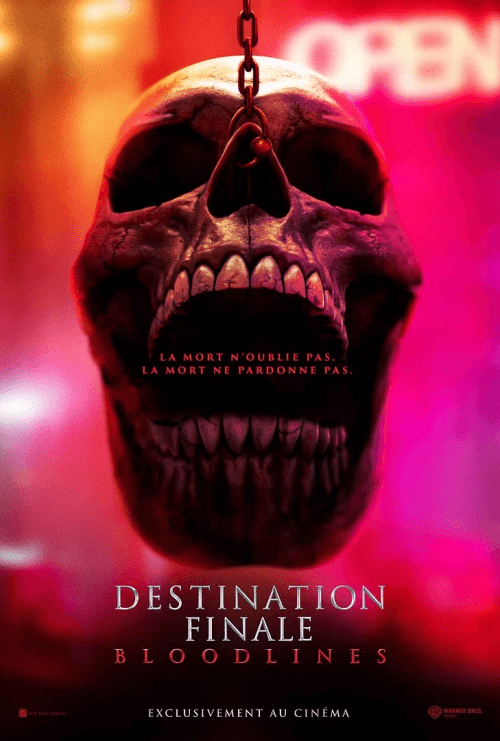 Affiche du film Destination Finale 6: Bloodlines (2025) de Adam B. Stein Affiche du film Destination Finale 6: Bloodlines (2025) de Adam B. Stein. Voir Destination Finale 6: Bloodlines en streaming / torrent sur meilleurs-films.fr