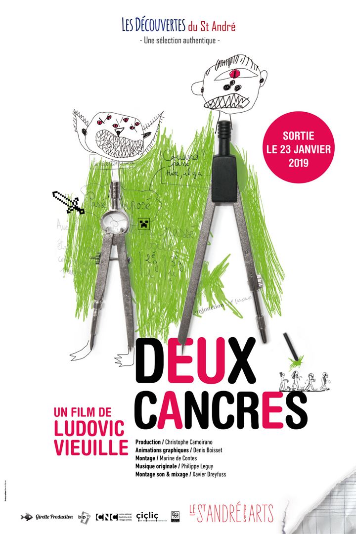 Affiche du court métrage Deux cancres (2016) de Ludovic Vieuille. Voir Deux cancres en streaming / torrent sur meilleurs-films.fr