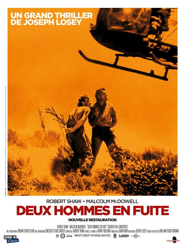 Affiche du film Deux hommes en fuite (1970) de Joseph Losey. Voir Deux hommes en fuite en streaming / torrent sur meilleurs-films.fr