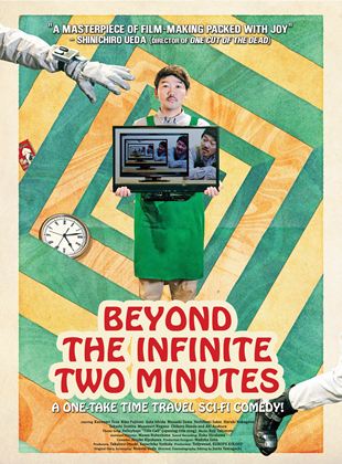 Affiche du film Deux minutes plus tard (2022) de Junta Yamaguchi. Voir Deux minutes plus tard en streaming / torrent sur meilleurs-films.fr