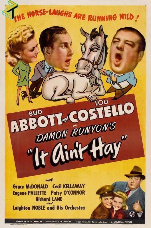 Affiche du film Deux nigauds dans le foin (1943) de Erle C. Kenton. Voir Deux nigauds dans le foin en streaming / torrent sur meilleurs-films.fr