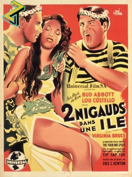 Affiche du film Deux nigauds dans une île (1942) de Erle C. Kenton. Voir Deux nigauds dans une île en streaming / torrent sur meilleurs-films.fr