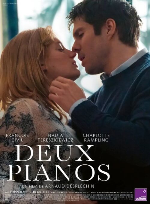 Affiche du film Deux pianos (2025) de Arnaud Desplechin. Voir Deux pianos en streaming / torrent sur meilleurs-films.fr