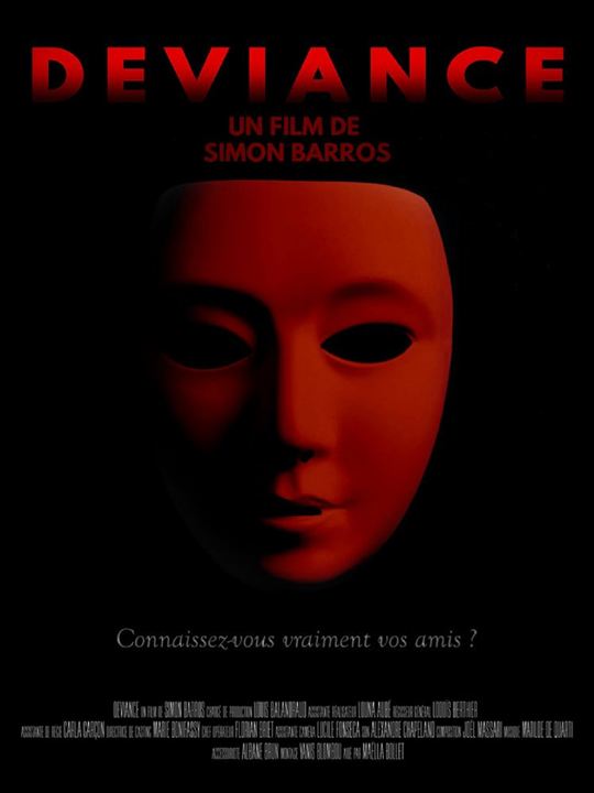 Affiche du court métrage Déviance (2025) de Simon Barros Affiche du court métrage Déviance (2025) de Simon Barros. Voir Déviance en streaming / torrent sur meilleurs-films.fr