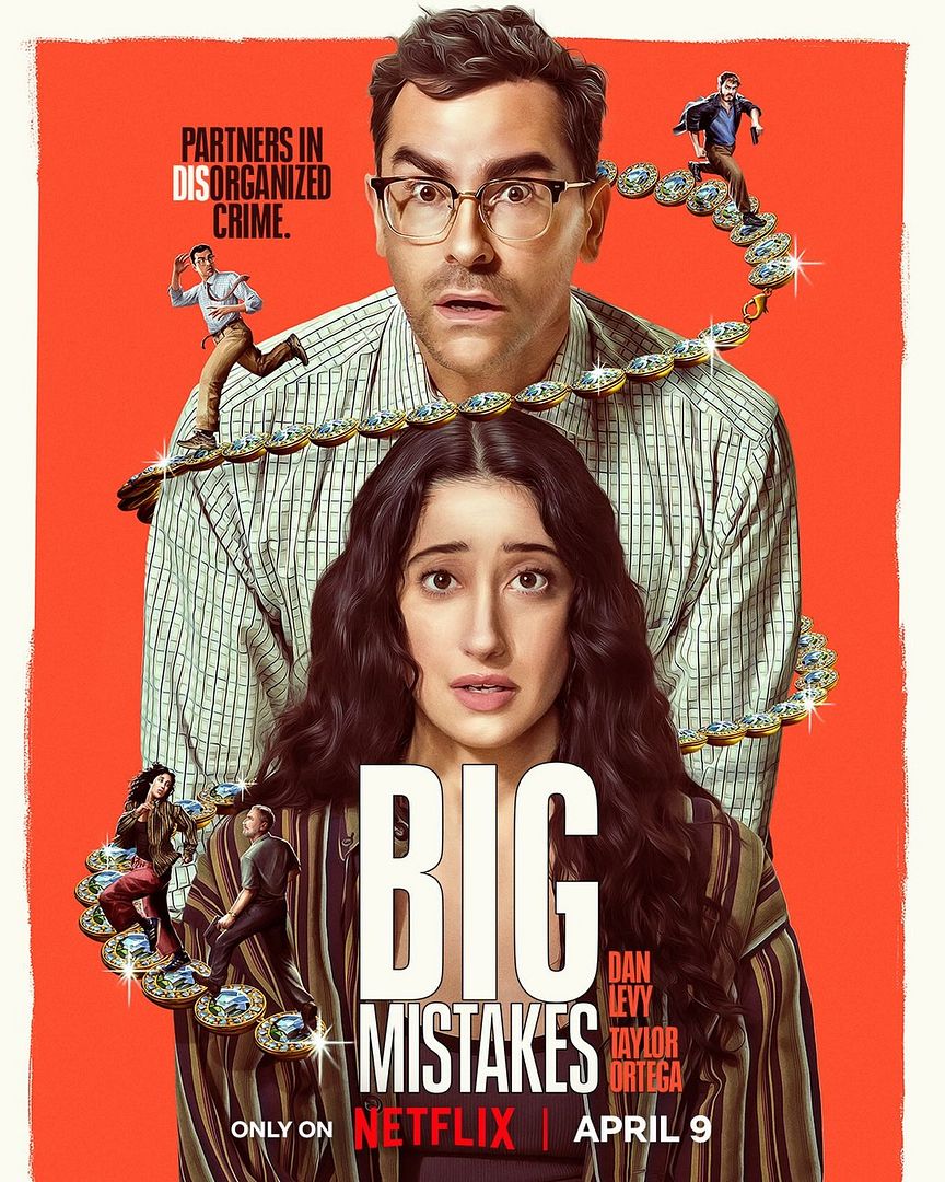 Affiche de la série Big Mistakes (2026) de Dan Levy. Voir Big Mistakes en streaming / torrent sur meilleurs-films.fr