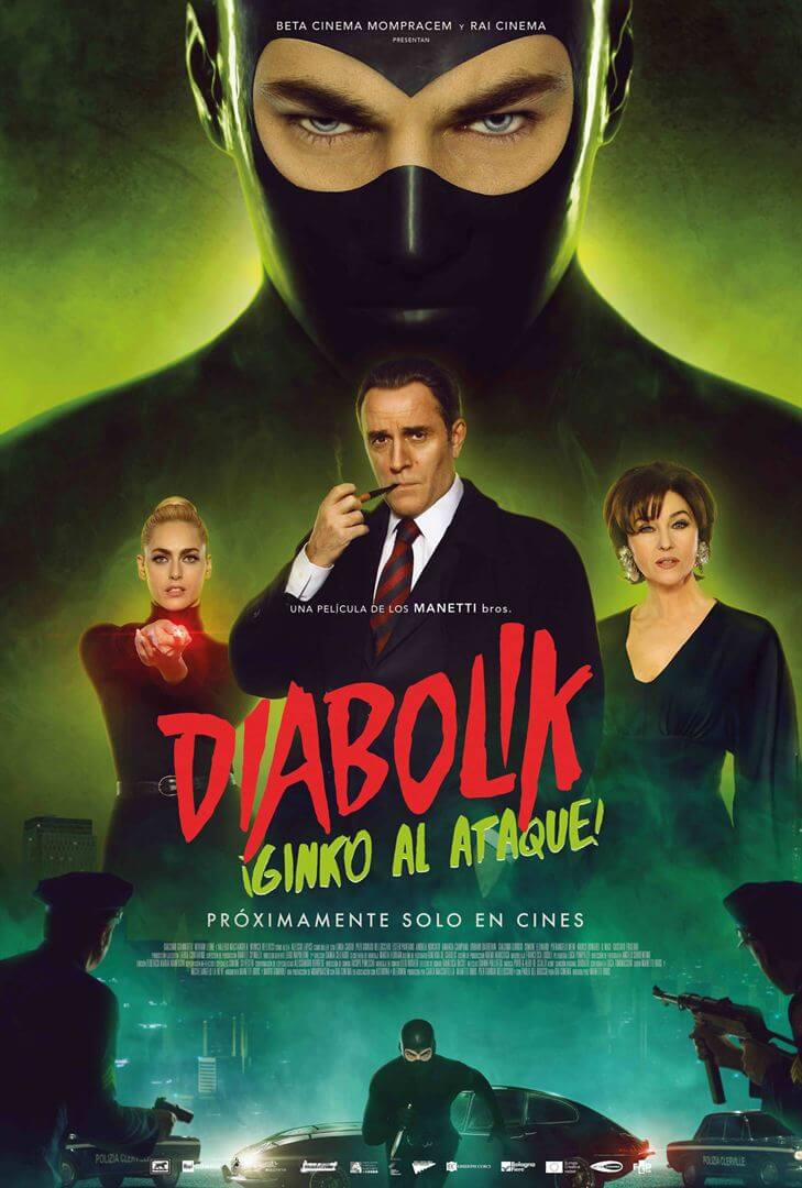 Affiche du film Diabolik – Ginko all’attacco! (2022) de Antonio Manetti. Voir Diabolik – Ginko all’attacco! en streaming / torrent sur meilleurs-films.fr