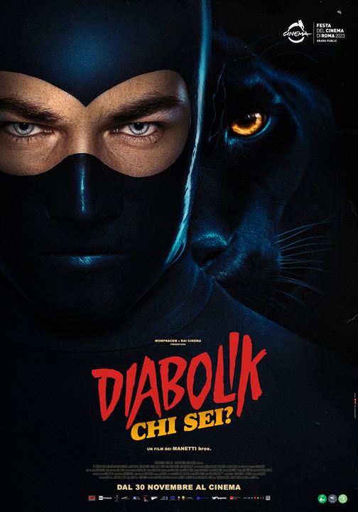 Affiche du film Diabolik: qui es-tu ? (2023) de Antonio Manetti. Voir Diabolik: qui es-tu ? en streaming / torrent sur meilleurs-films.fr