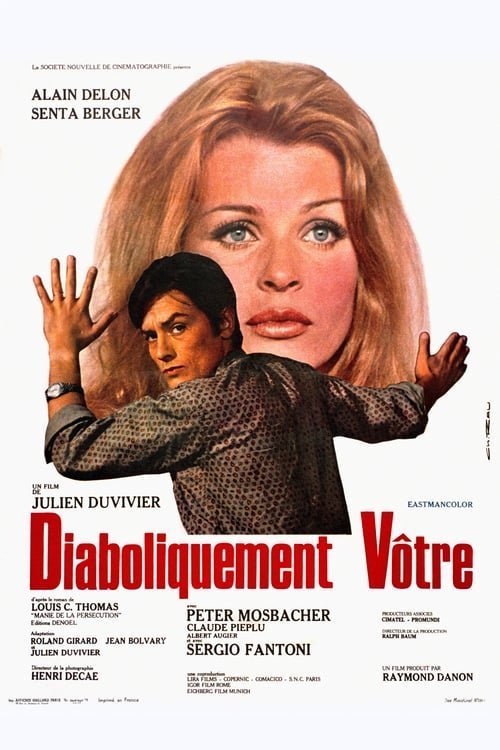 Affiche du film Diaboliquement vôtre (1967) de Julien Duvivier. Voir Diaboliquement vôtre en streaming / torrent sur meilleurs-films.fr