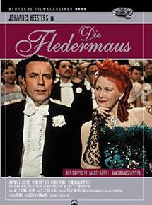 Affiche du film Die Fledermaus (1946) de Géza von Bolváry. Voir Die Fledermaus en streaming / torrent sur meilleurs-films.fr