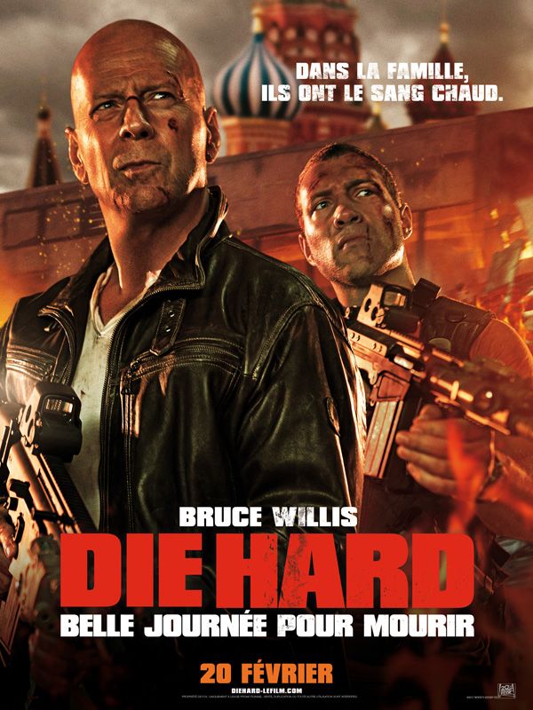 Affiche du film Die Hard 5 – belle journée pour mourir (2013) de John Moore Affiche du film Die Hard 5 – belle journée pour mourir (2013) de John Moore. Voir Die Hard 5 – belle journée pour mourir en streaming / torrent sur meilleurs-films.fr